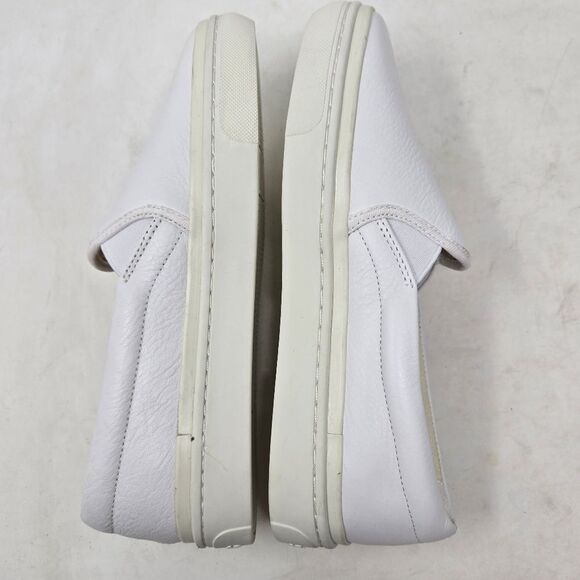 SOLUDOS Ibizia White Leather Slip-On Sneakers Size 8.5 NWOT - Picture 8 of 10